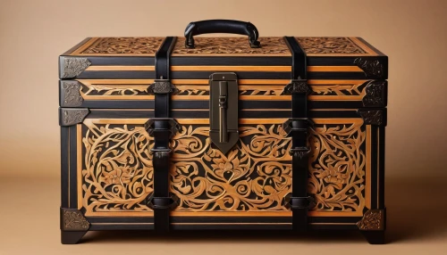 steamer trunk,lyre box,leather suitcase,attache case,old suitcase,treasure chest,chest of drawers,moroccan pattern,music chest,luggage compartments,luggage set,suitcase,wooden box,compartments,computer case,luggage,bandoneon,suitcases,suitcase in field,balafon,Illustration,Retro,Retro 19