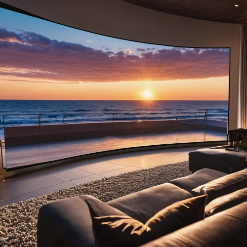 home cinema,home theater system,modern living room,living room modern tv,projection screen,penthouse apartment,entertainment center,livingroom,window with sea view,dunes house,living room,ocean view,plasma tv,great room,family room,beach house,contemporary decor,luxury suite,window treatment,smart home,Photography,General,Realistic