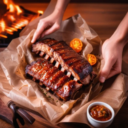 barbecued pork ribs,pork barbecue,ribs,pork ribs,spare ribs,ribs front,ribs side,leaf ribs,beef ribs,rib,bone-in rib,filipino barbecue,pork belly,barbeque,bbq,twice cooked pork,barbeque grill,roast pork,char siu,cuttingboard,Photography,General,Realistic