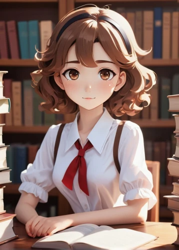 girl studying,bookworm,librarian,author,reading,tutor,read a book,scholar,books,library book,honmei choco,academic,literature,coffee and books,book store,book collection,book stack,novels,study,kotobukiya,Art,Artistic Painting,Artistic Painting 47
