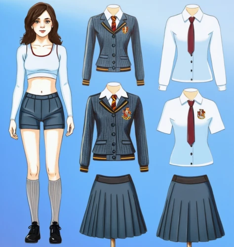 school uniform,school clothes,anime japanese clothing,school skirt,sports uniform,uniforms,a uniform,uniform,nurse uniform,school items,cheerleading uniform,schoolgirl,women's clothing,martial arts uniform,ladies clothes,police uniforms,sewing pattern girls,school design,haruhi suzumiya sos brigade,warbler,Illustration,Realistic Fantasy,Realistic Fantasy 07