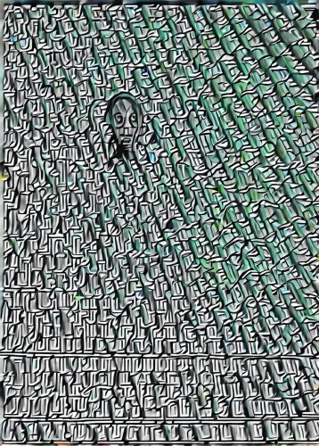 computer art,seamless texture,alphabet pasta,matrix code,matrix,woven,minesweeper,100x100,word art,zoom out,tileable,pixelgrafic,carpet,digiart,chain mail,trip computer,twitter pattern,computer generated,grate,rug,Conceptual Art,Fantasy,Fantasy 19