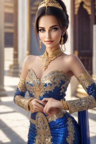 bridal clothing,bridal jewelry,miss circassian,bridal accessory,oriental princess,princess sofia,arabian,arab,bridal dress,aladha,jasmine blue,assyrian,golden weddings,aladin,persian,ball gown,indian bride,diadem,bridal,miss vietnam,Photography,Realistic