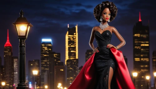 african american woman,fashion dolls,lady in red,black woman,man in red dress,queen of the night,evening dress,lady of the night,designer dolls,night view of red rose,red gown,digital compositing,nigeria woman,african woman,beautiful african american women,ester williams-hollywood,bussiness woman,artificial hair integrations,queen of hearts,tiana,Illustration,American Style,American Style 11