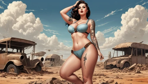 pin-up girl,beach background,retro pin up girl,world digital painting,fantasy art,pin up girl,pin-up model,pin-up,pinup girl,beach scenery,woman with ice-cream,pin ups,sci fiction illustration,retro woman,girl on the dune,fantasy picture,pin-up girls,desert background,fantasy woman,the beach pearl,Art,Classical Oil Painting,Classical Oil Painting 02
