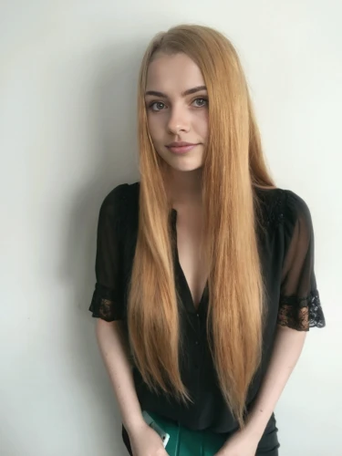 paleness,green background,british semi-longhair,yellow background,eurasian,long blonde hair,social,ginger rodgers,shoulder length,teen,belarus byn,green screen,smooth hair,pretty young woman,long hair,artificial hair integrations,portrait background,fizzy,in green,greta oto