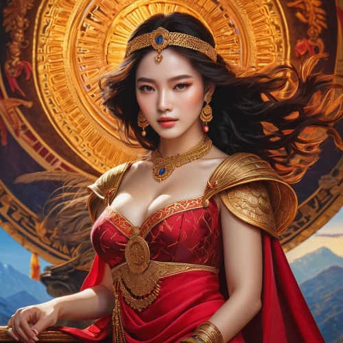 goddess of justice,wonderwoman,phuquy,athena,fantasy portrait,cleopatra,oriental princess,fantasy woman,artemisia,mulan,miss vietnam,asian vision,golden crown,fantasy art,zodiac sign libra,xiangwei,cg artwork,fantasy picture,xizhi,dragon li,Photography,General,Commercial