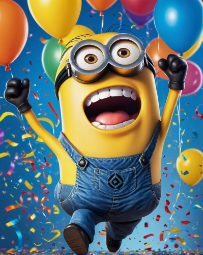 dancing dave minion,minion tim,minion,minions,happy birthday balloons,birthday banner background,happy birthday banner,party banner,birthday balloon,celebrate,birthday balloons,june celebration,happy birthday background,birthday background,despicable me,happy birthday,children's birthday,minion hulk,to celebrate,baloons,Illustration,Retro,Retro 16