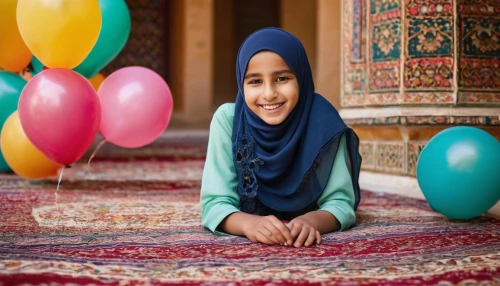 hijaber,islamic girl,hijab,little girl with balloons,ramadan background,muslim background,ramadan,muslim woman,muslima,al-aqsa,a girl's smile,allah,quran,eid-al-adha,eid,i̇mam bayıldı,world children's day,arab,koran,girl in a historic way,Illustration,Vector,Vector 20