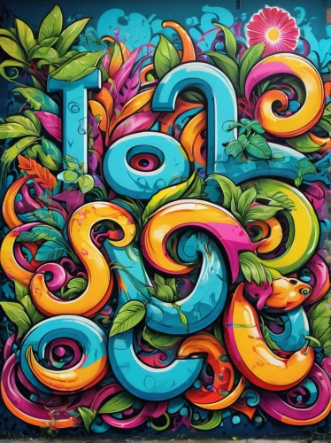 lsd,graffiti art,decorative letters,mandala loops,grafitty,grafiti,graffiti,psychedelic art,colorful foil background,typography,mural,60s,letters,acid,lettering,osmo,paisley,mantra om,good vibes word art,alphabets,Conceptual Art,Graffiti Art,Graffiti Art 09