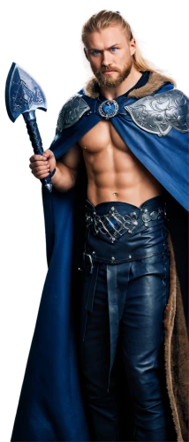 dane axe,god of thunder,thor,bordafjordur,norse,viking,axe,edge muscle,barbarian,cleanup,saxon,king arthur,lokdepot,aquaman,heroic fantasy,male elf,vikings,celebration cape,nordic,fantasy warrior,Illustration,Realistic Fantasy,Realistic Fantasy 15