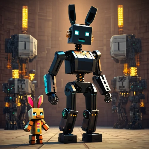 game characters,bot icon,asterales,jack rabbit,minibot,robot icon,robotics,action-adventure game,lego background,game art,danbo,robotic,brown rabbit,plug-in figures,jackrabbit,easter theme,rebbit,robots,3d render,rabbit family,Unique,Pixel,Pixel 03