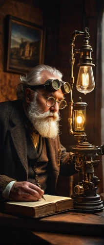 reading magnifying glass,searchlamp,watchmaker,scholar,master lamp,digital compositing,librarian,visual effect lighting,elderly man,optician,reading glasses,book glasses,apothecary,clockmaker,professor,magistrate,retro kerosene lamp,gas lamp,time traveler,photoshop manipulation,Photography,General,Natural