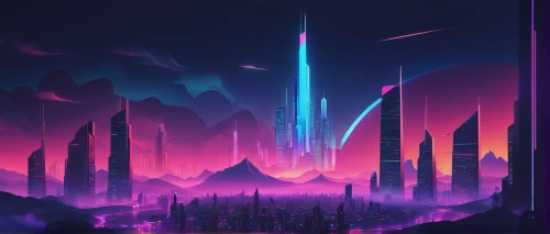 futuristic landscape,cityscape,fantasy city,fantasy landscape,vast,alien world,neon arrows,dusk background,alien planet,metropolis,city skyline,scifi,vapor,ice planet,background screen,citadel,space port,unicorn background,beacon,futuristic,Illustration,Black and White,Black and White 25