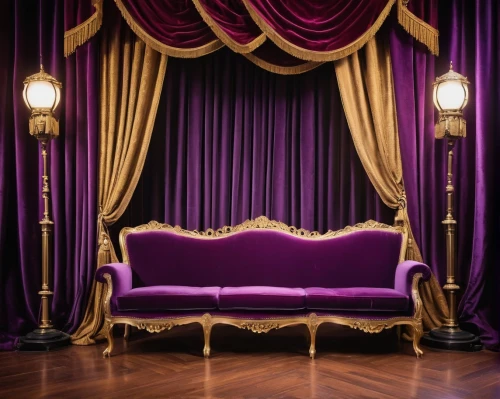 theater curtain,theater curtains,theatre curtains,stage curtain,purple,curtain,a curtain,theatrical property,purple wallpaper,theater stage,the throne,rich purple,purple and gold,four poster,chaise lounge,curtains,cinema seat,theatre stage,damask background,purple background,Conceptual Art,Daily,Daily 04