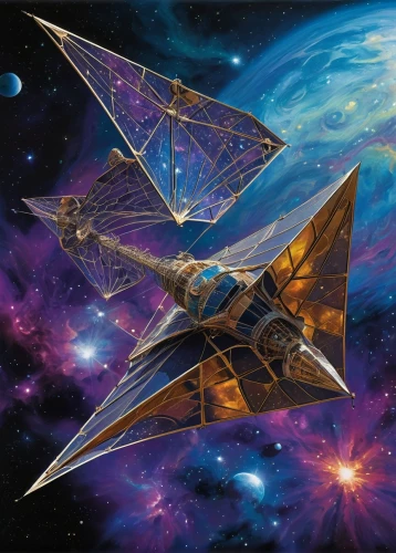 star ship,pioneer 10,space ships,starship,tie-fighter,x-wing,delta-wing,spaceships,space art,constellation swordfish,victory ship,federation,spacecraft,star winds,fast space cruiser,tie fighter,carrack,voyager,flagship,space craft,Illustration,Japanese style,Japanese Style 05