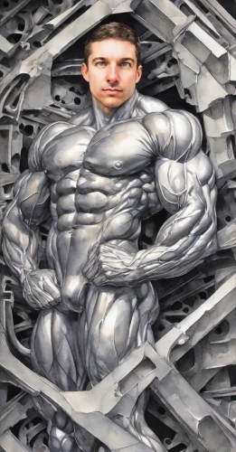 steel man,shredded,muscle man,skeleltt,bauer die,baumallee,spevavý,podjavorník,zaneprázdněný,anellini,mnohobarvý,aluminum,king ortler,body-building,alpha,pražský krysařík,slatko,silver surfer,zinc,body building,Digital Art,Watercolor