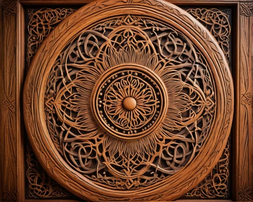 patterned wood decoration,armoire,carved wood,wooden door,ornamental wood,wood carving,embossed rosewood,grandfather clock,home door,decorative element,iron door,wall panel,decorative frame,ornamental dividers,art nouveau frame,circular ornament,wall plate,woodwork,door trim,longcase clock,Illustration,Abstract Fantasy,Abstract Fantasy 17