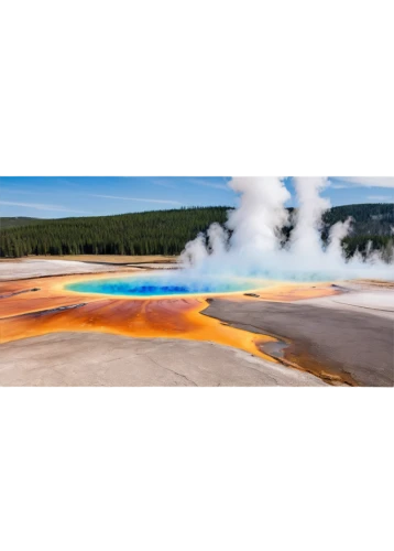 colorful grand prismatic spring,grand prismatic spring,grand prismatic hot spring,vapors over grand prismatic spring,geothermal energy,geothermal,geyser strokkur,grand prismatic from overlook,yellowstone national park,yellowstone,volcano pool,geyser,strokkur,volcanic lake,active volcano,thermal spring,volcanic crater,great fountain geyser,volcanic field,fumarole,Photography,Black and white photography,Black and White Photography 02