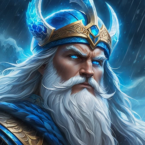 poseidon god face,poseidon,sea god,father frost,massively multiplayer online role-playing game,god of the sea,monsoon banner,odin,northrend,lokportrait,norse,the emperor's mustache,yi sun sin,portrait background,thorin,genghis khan,dane axe,fantasy portrait,strom,viking,Illustration,Realistic Fantasy,Realistic Fantasy 01