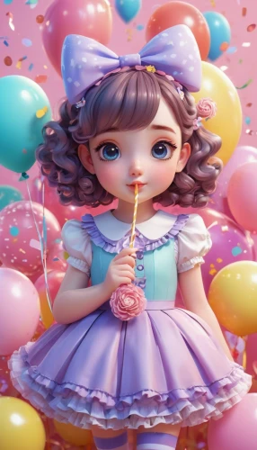 little girl with balloons,pink balloons,blue heart balloons,colorful balloons,balloon,quinceañera,star balloons,happy birthday balloons,balloons,birthday banner background,heart balloons,children's birthday,bonbon,rainbow color balloons,little girl in pink dress,doll dress,agnes,candy island girl,ballon,balloons mylar,Illustration,Paper based,Paper Based 14