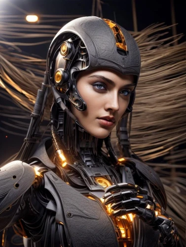 cybernetics,sci fi,cyborg,women in technology,scifi,wearables,sci - fi,sci-fi,steampunk,biomechanical,humanoid,valerian,ai,sci fiction illustration,artificial intelligence,science fiction,robot in space,head woman,artificial hair integrations,cyber