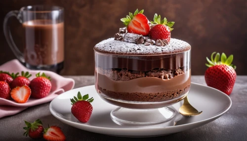 chocolate mousse,chocolate parfait,chocolate smoothie,chocolate pudding,chocolate desert,food photography,chocolate hazelnut,mousse,zuppa inglese,chocolate fountain,strawberry dessert,hot chocolate,ice chocolate,ice cream chocolate,tiramisu,white chocolate mousse,chocolate ice cream,sweet dessert,chocolate cake,chocolate cream,Photography,General,Realistic