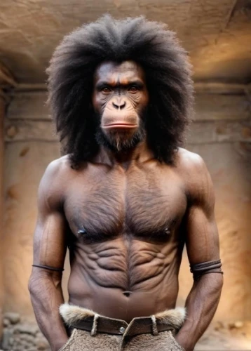 ape,neanderthal,gorilla,cave man,bodybuilding,silverback,chimp,body building,the blood breast baboons,bodybuilder,body-building,orang utan,the monkey,orangutan,war monkey,baboon,caveman,chimpanzee,primate,neanderthals