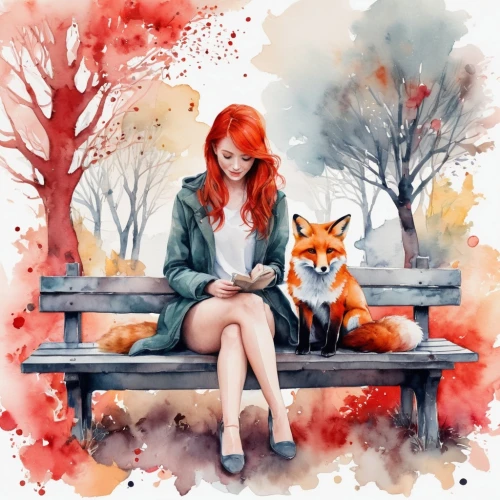 redfox,red fox,foxes,fox,cute fox,little fox,adorable fox,a fox,child fox,garden-fox tail,kitsune,fox hunting,autumn theme,autumn icon,watercolour fox,fawkes,fox and hare,fauna,clary,fantasy picture,Illustration,Paper based,Paper Based 25