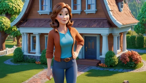 smart house,woman house,house shape,doll's house,housekeeper,animated cartoon,country cottage,house painting,queen anne,angelica,houses clipart,vanessa (butterfly),bungalow,victorian house,rapunzel,agnes,country house,house insurance,house trailer,victorian,Unique,3D,Isometric