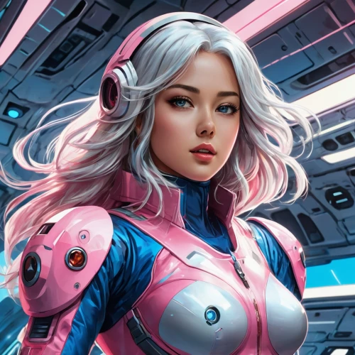 pink vector,nova,cg artwork,sci fiction illustration,andromeda,valerian,x-men,pink quill,cancer icon,magenta,pink background,cyborg,sci fi,pink robin,xmen,breast cancer awareness month,zero,scifi,olallieberry,spacesuit,Conceptual Art,Sci-Fi,Sci-Fi 06