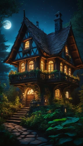 witch's house,house in the forest,witch house,lonely house,wooden house,little house,cottage,ancient house,traditional house,summer cottage,fantasy picture,house in mountains,home landscape,house in the mountains,beautiful home,log home,the cabin in the mountains,small house,old home,country cottage,Photography,General,Fantasy