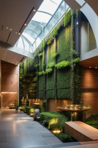 landscape designers sydney,eco hotel,landscape design sydney,glass wall,tunnel of plants,garden design sydney,flower wall en,plant tunnel,eco-construction,landscaping,forest workplace,modern office,greenforest,green living,hotel lobby,intensely green hornbeam wallpaper,interior modern design,green plants,modern decor,garden of plants,Photography,General,Realistic