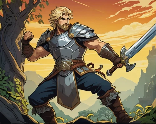 dane axe,heroic fantasy,tyrion lannister,greyskull,barbarian,fantasy warrior,norse,game illustration,northrend,paladin,he-man,male elf,aa,swordsman,witcher,dwarf sundheim,swords,nördlinger ries,wind warrior,archer,Art,Artistic Painting,Artistic Painting 50