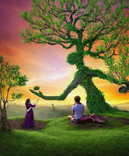 the girl next to the tree,celtic tree,tree of life,fantasy picture,girl with tree,magic tree,colorful tree of life,bodhi tree,flourishing tree,children's background,the branches of the tree,romantic scene,lilac tree,photo manipulation,tree thoughtless,landscape background,garden of eden,children's fairy tale,green tree,a fairy tale,Photography,Documentary Photography,Documentary Photography 26