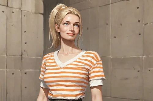 blonde woman,3d rendered,realdoll,female model,fashion doll,cynthia (subgenus),female doll,seamless texture,render,fashion dolls,blonde girl,blond girl,pixie-bob,model doll,horizontal stripes,barbie,clementine,3d model,blue jasmine,character animation,Digital Art,Comic