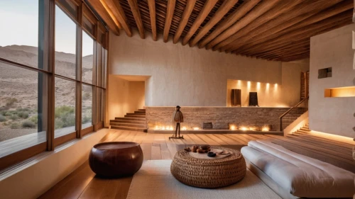 dunes house,luxury bathroom,eco hotel,boutique hotel,house in mountains,cliff dwelling,bamboo curtain,modern decor,wooden sauna,interior modern design,contemporary decor,qumran,archidaily,fire place,house in the mountains,home interior,beautiful home,incas,chalet,smart home,Photography,General,Realistic