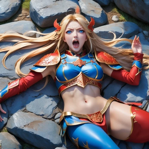 symetra,kos,cosplay image,nami,cosplayer,fire siren,cosplay,ora,solar,fantasy woman,venera,elza,kinara,mara,warrior pose,playmat,monsoon banner,skordalia,yang,vivora