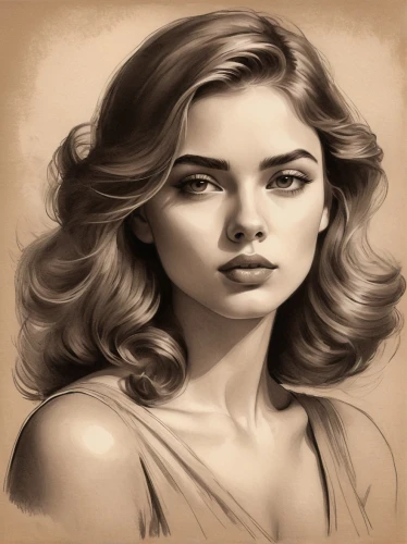 digital painting,vintage drawing,girl drawing,world digital painting,girl portrait,romantic portrait,sepia,photo painting,digital art,portrait background,young woman,vintage female portrait,charcoal pencil,fantasy portrait,charcoal drawing,vintage woman,vintage girl,illustrator,custom portrait,art painting,Illustration,Black and White,Black and White 26