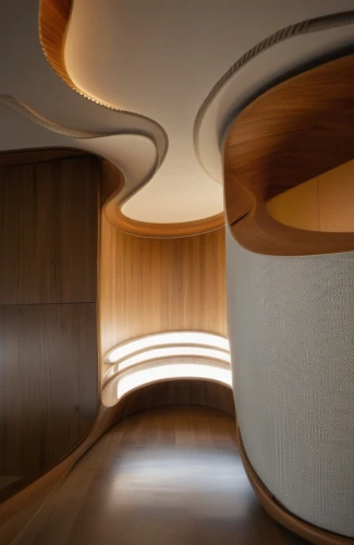 circular staircase,interior decoration,patterned wood decoration,contemporary decor,interior modern design,wall lamp,horn loudspeaker,modern decor,archidaily,recessed,capsule hotel,beautiful speaker,interior design,ceiling light,ufo interior,walt disney concert hall,interior decor,disney concert hall,interiors,winding staircase,Photography,General,Realistic