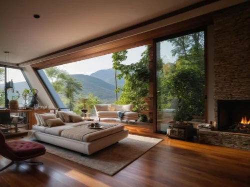 fire place,house in the mountains,fireplaces,house in mountains,luxury home interior,the cabin in the mountains,modern living room,interior modern design,beautiful home,fireplace,wood window,living room,chalet,mid century house,wooden beams,modern decor,home interior,livingroom,mid century modern,contemporary decor