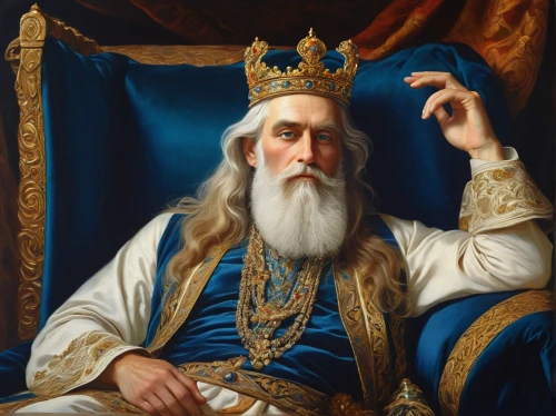 king caudata,king david,king lear,emperor wilhelm i,emperor,king ortler,king crown,the ruler,the emperor's mustache,imperial crown,grand duke,the czech crown,monarchy,leonardo devinci,swedish crown,royal crown,alexander,orders of the russian empire,rabbi,diademhäher,Art,Classical Oil Painting,Classical Oil Painting 39