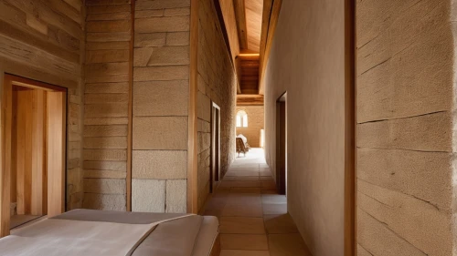 hallway space,hallway,wooden sauna,wooden wall,sandstone wall,kraft paper,archidaily,japanese architecture,laminated wood,timber house,corridor,the threshold of the house,japanese-style room,woodwork,wooden construction,wooden beams,plywood,wooden cubes,luxury bathroom,wooden path,Photography,General,Realistic