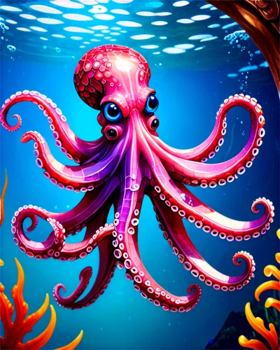 pink octopus,fun octopus,octopus vector graphic,cephalopod,squid game card,squid game,octopus,cephalopods,deep sea,giant squid,sea animals,under sea,octopus tentacles,sea animal,undersea,sea creatures,giant pacific octopus,squid,sea-life,kraken,Unique,Paper Cuts,Paper Cuts 08