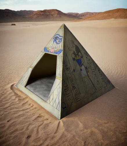 teardrop camper,khufu,kharut pyramid,capture desert,knight tent,beach tent,sand timer,merzouga,sandbox,indian tent,eastern pyramid,admer dune,camping tipi,tutankhamen,yantra,burning man,libyan desert,unhoused,tutankhamun,area 51,Small Objects,Outdoor,Desert