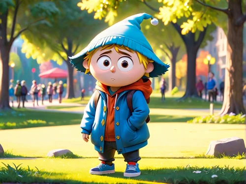 cute cartoon character,agnes,child in park,cute cartoon image,pinocchio,gnome,cartoon forest,little kid,kid hero,pororo the little penguin,kids illustration,children's background,character animation,animated cartoon,parka,geppetto,little boy,main character,3d render,animation,Anime,Anime,Cartoon