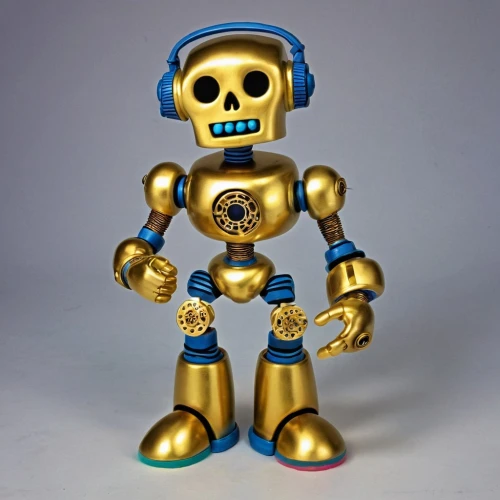 c-3po,metal toys,minibot,metal figure,bot,skeleltt,vintage skeleton,radio-controlled toy,robot,chat bot,skull allover,endoskeleton,gold chalice,game figure,plastic toy,calaverita sugar,revoltech,scull,vintage toys,actionfigure,Unique,3D,Clay