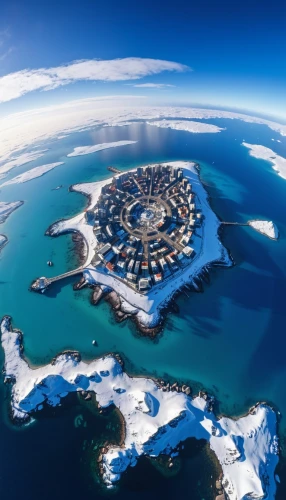 antarctica,artificial islands,arctic antarctica,south pole,atoll from above,continental shelf,floating islands,antarctic,the polar circle,antartica,blue planet,uninhabited island,arctic ocean,ice planet,terraforming,greenland,planet earth view,united arab emirates,atoll,artificial island,Photography,General,Realistic