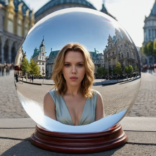 crystal ball,crystal ball-photography,looking glass,globes,mirror ball,spherical image,glass sphere,parabolic mirror,vanity fair,outside mirror,sofia,vienna,magic mirror,warsaw,lensball,globe,saucer,glass ball,lens reflection,droste effect,Photography,General,Realistic