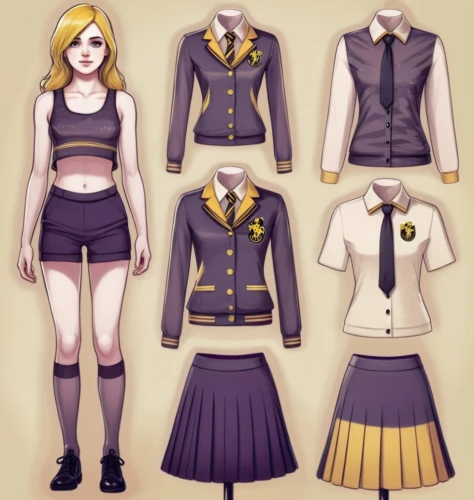 school uniform,uniforms,school clothes,a uniform,uniform,nurse uniform,cheerleading uniform,police uniforms,sports uniform,martial arts uniform,anime japanese clothing,women's clothing,warbler,costume design,school skirt,retro paper doll,chef's uniform,ladies clothes,fashionable clothes,bolero jacket,Illustration,Realistic Fantasy,Realistic Fantasy 07